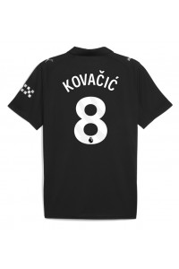 Manchester City Mateo Kovacic #8 Jalkapallovaatteet Vieraspaita 2025-26 Lyhythihainen